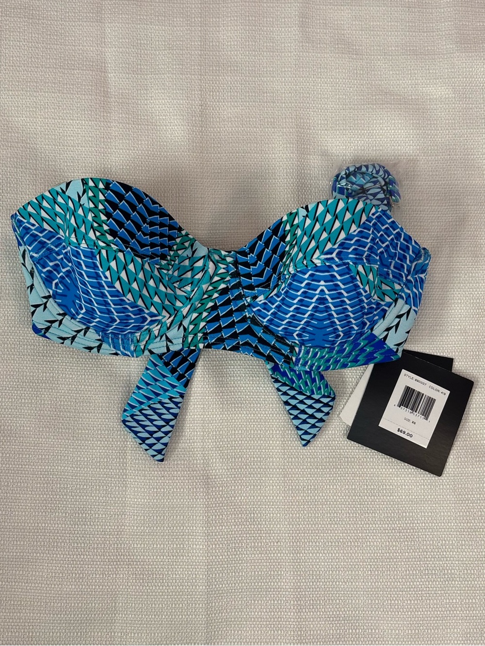 NWT Echo Bandeau Bikini Top Sz XS -